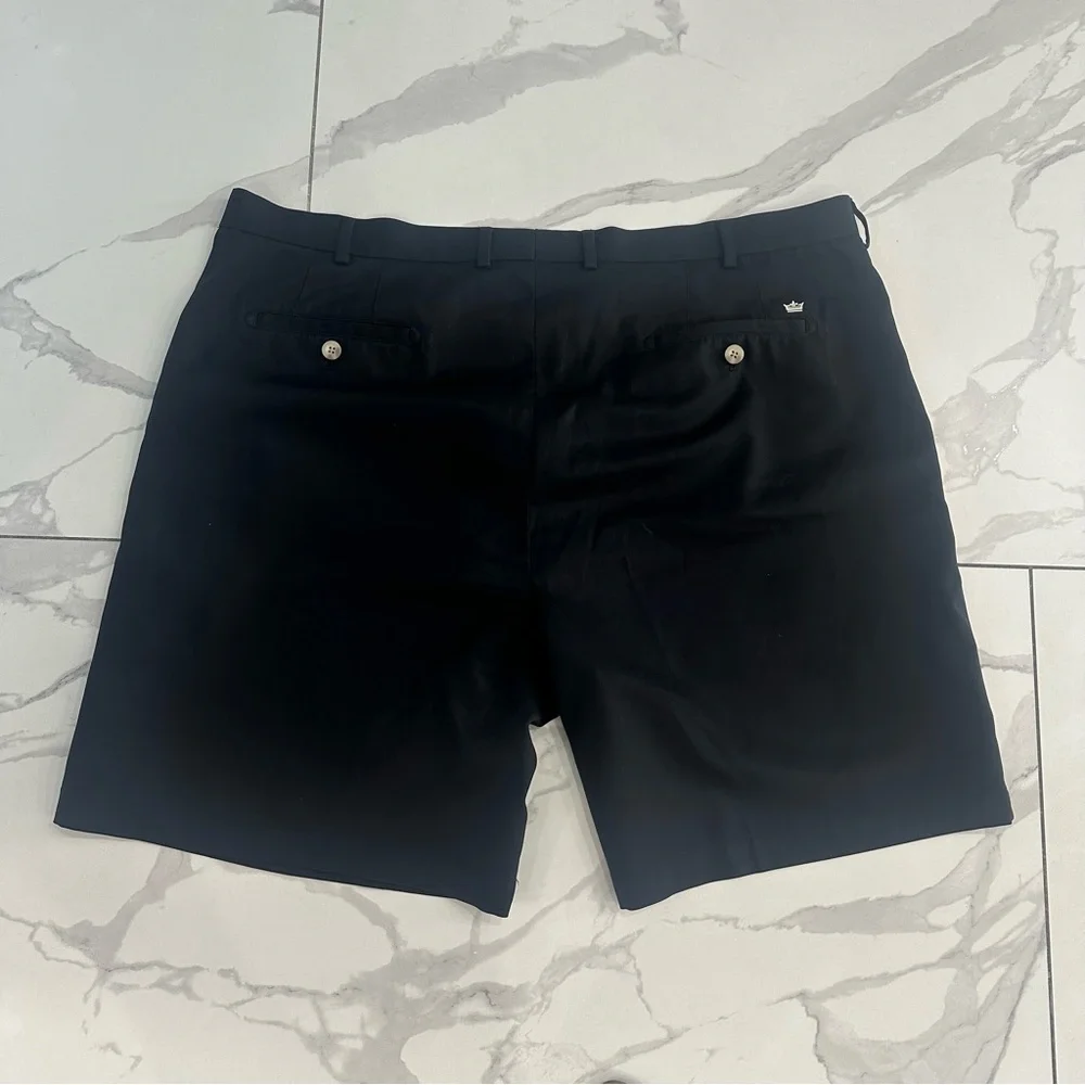 Peter Millar Wicking Shorts Mens 42 Golf Performance Chino 8.5” Inseam Black